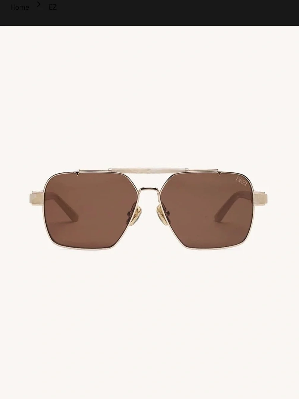 DEZI EZ Gold Frame Sunglasses - Brand New!